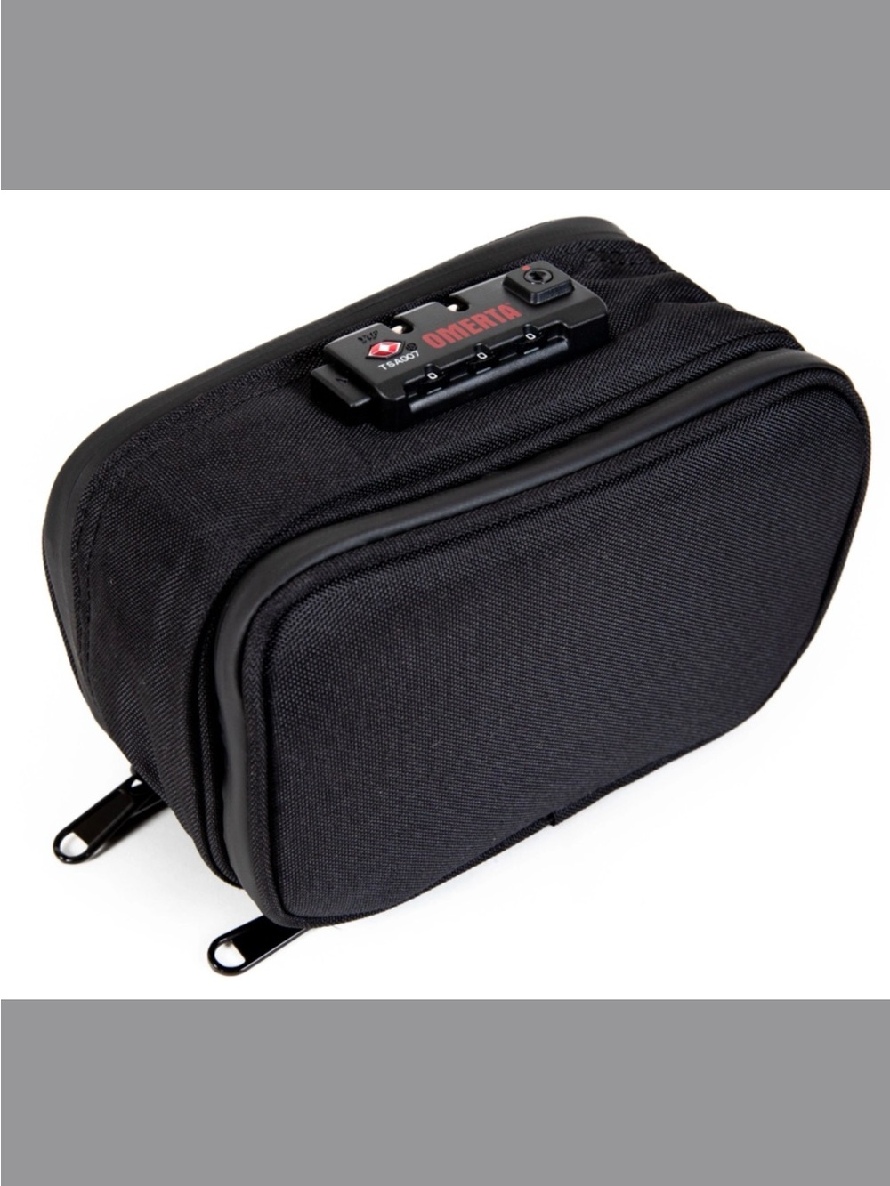 Dime Bags Black 7” Goodfella Smell Proof Padded Locking Organizational Bag NWT